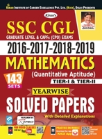 SSC CGL & CPO Mathematics Yearwise Solved Papers-2019 (E) 9389554802 Book Cover