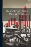 Das Seedarlehen Des Altertums 1022184946 Book Cover