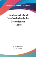 Handwoordenboek Van Nederlandsche Synoniemen (1898) 1160102880 Book Cover