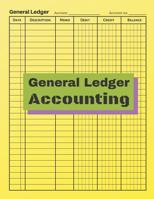 General Ledger Accounting: V.6 - Checking Account Ledger Transaction, Personal Checking Account Balance, Small Business Bookkeeping / double-sided perfect binding, non-perforated 1072922835 Book Cover