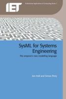 SysML for Systems Engineering 1849196516 Book Cover