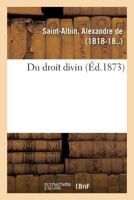 Du droit divin 2019627345 Book Cover