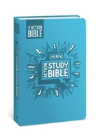 The NIV Action Study Bible, Leathersoft, Aqua, Full Color 0830787429 Book Cover