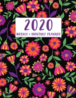 2020 Planner Weekly and Monthly: Pretty Cute Floral Schedule Organizer, Jan 1, 2020 to Dec 31, 2020, 8.5 x 11 Inches (21.59 x 27.94 cm) 1706108265 Book Cover