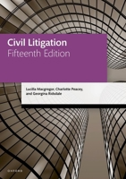 Civil Litigation 0192858823 Book Cover
