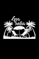 Goa india: 6x9 Psytrance - dotgrid - dot grid paper - notebook - notes 1674405847 Book Cover