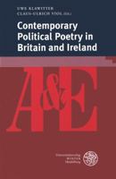 Contemporary Political Poetry in Britain and Ireland 3825361454 Book Cover