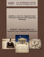 Sealfon v. U S U.S. Supreme Court Transcript of Record with Supporting Pleadings 1270382721 Book Cover