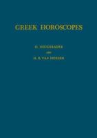 Greek Horoscopes (Memoirs of the American Philosophical Society) 1258167174 Book Cover