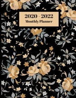 2020-2022 Monthly Planner: Vintage Flowers Floral Design Cover 2 Year Planner Appointment Calendar Organizer And Journal Notebook 169635790X Book Cover