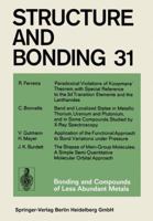 Bonding and Compounds of Less Abundant Metals 3662155044 Book Cover