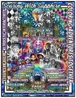 InterActivityBookColorWithMeSWS0001: The Soaring With Sapphire Edition B0CV12GVZQ Book Cover