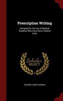 Prescription Writing 1017424829 Book Cover