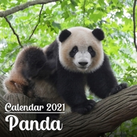 Calendar 2021 Panda: Cute Panda Photos Monthly Mini Calendar - Small Size B08SFVPTRB Book Cover