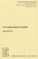La Concession en Latin 2870312350 Book Cover