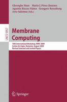 Membrane Computing 3642114660 Book Cover