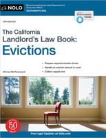 The California Landlord's Law Book: Evictions 1413328660 Book Cover