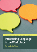 Introducing Language in the Workplace 1108712878 Book Cover