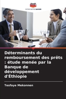Déterminants du remboursement des prêts: étude menée par la Banque de développement d'Éthiopie (French Edition) 620963589X Book Cover