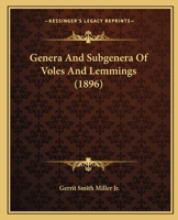 Genera And Subgenera Of Voles And Lemmings 1271069776 Book Cover