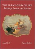 The Philosophy of Art: Readings Ancient and Modern 0070461929 Book Cover