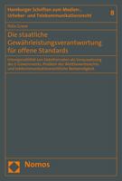 Die Staatliche Gewahrleistungsverantwortung Fur Offene Standards: Interoperabilitat Von Dateiformaten ALS Voraussetzung Des E-Governments, Problem Des 3848717352 Book Cover
