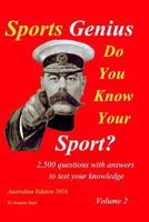 Sports Genius Volume 2 1367675642 Book Cover