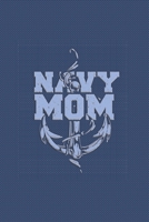 Vision Board Planner Diary Notebook 1-Year Calendar: Navy Mom 6x9 Lined Journal 120-Pages 1705971369 Book Cover