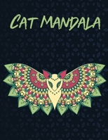 Cat mandala book: Best Cat coloring book for girls & kids. 30 pages &size is (8.5*11)" B08Q71K2VY Book Cover