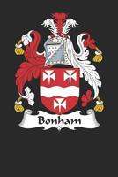 Bonham: Bonham Coat of Arms and Family Crest Notebook Journal (6 x 9 - 100 pages) 1080686525 Book Cover