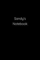 Sandy's Notebook: Notebook / Journal / Diary - 6 x 9 inches (15,24 x 22,86 cm), 150 pages. 1692317717 Book Cover