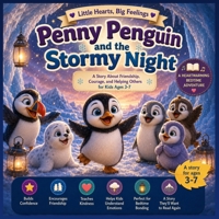 Penny Penguin and the Stormy Night: A Heartwarming Story About Courage, Feelings, and Finding Comfort | Little Hearts, Big Feelings B0HBLRN7LG Book Cover