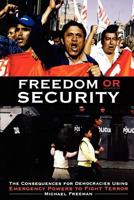 Freedom or Security: The Consequences for Democracies Using Emergency Powers to Fight Terror 0313361398 Book Cover