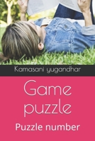Game puzzle: Puzzle number B0BKC7V5X4 Book Cover