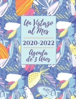 Agenda de 3 A�os 2020-2022 Un Vistazo al Mes: Organizador de Agenda Mensual Grande - Agenda para 3 A�os, Calendario de Meses por P�gina, Cuaderno de Regalo para Citas 1089146353 Book Cover