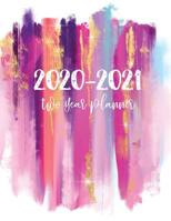 2020-2021 Two Year Planner: 24 Months Planner and Calendar 2 Year Monthly Agenda Schedule Organizer Business Planners with Holidays Appointment Notebook Password Logbook 1077999232 Book Cover