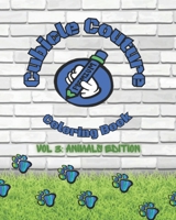 Cubicle Couture Coloring Book: Vol 3: Animal Edition B0CD183RFB Book Cover
