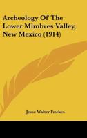 Archaeology of the Lower Mimbres Vallwy, New Mexico (with Eight Plates) by J. Walter Fewkes .. 1019192615 Book Cover