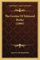 The Genius Of Edmund Burke 1120883806 Book Cover