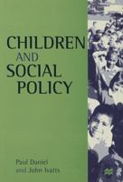 Children and Social Policy 0333652088 Book Cover