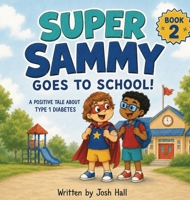 Super Sammy Goes To School: A Positive Tale About Type 1 Diabetes (Inspiring Type 1 Diabetes Books for Kids) 1991188595 Book Cover