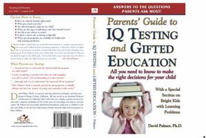 Parent's Guide to IQ Testing and Gifted Education 0977109852 Book Cover