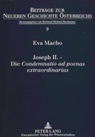 Joseph II. - Die «Condemnatio Ad Poenas Extraordinarias»: Schiffziehen Und Gassenkehren 3631339615 Book Cover
