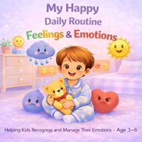 My Happy Daily Routine – Feelings & Emotions: Helping Kids Recognize and Manage Their Emotions - Age 3 - 6 (My Happy Daily Routine – Children’s Learning Series) B0GJPKDSC3 Book Cover
