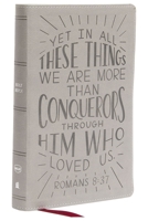 NKJV, Holy Bible for Kids, Verse Art Cover Collection, Leathersoft, Gray, Comfort Print: Holy Bible, New King James Version 078529144X Book Cover