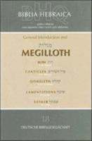 Biblia Hebraica Quinta: General Introduction And Megilloth 3438052784 Book Cover