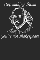 Stop Making Drama: Wochenplaner Januar bis Dezember 2020 - 1 Woche auf einen Blick - DIN A5 Monatsplaner Jahresplaner Jahr Terminplaner Checklisten & Notizen Hamlet Roman Literatur Zitate Spr�chetelal 1678477133 Book Cover