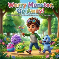 Worry Monster, Go Away!: How Milo Learned to Chase His Fears Away- For Kids Ages 3-7 B0GVYYW7S4 Book Cover