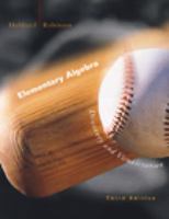 Text: Volume of ...Hubbard-Elementary Algebra: Discovery and Visualization 061822386X Book Cover