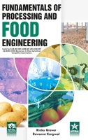 Fundamentals of Processing and Food Engineering 9359196568 Book Cover